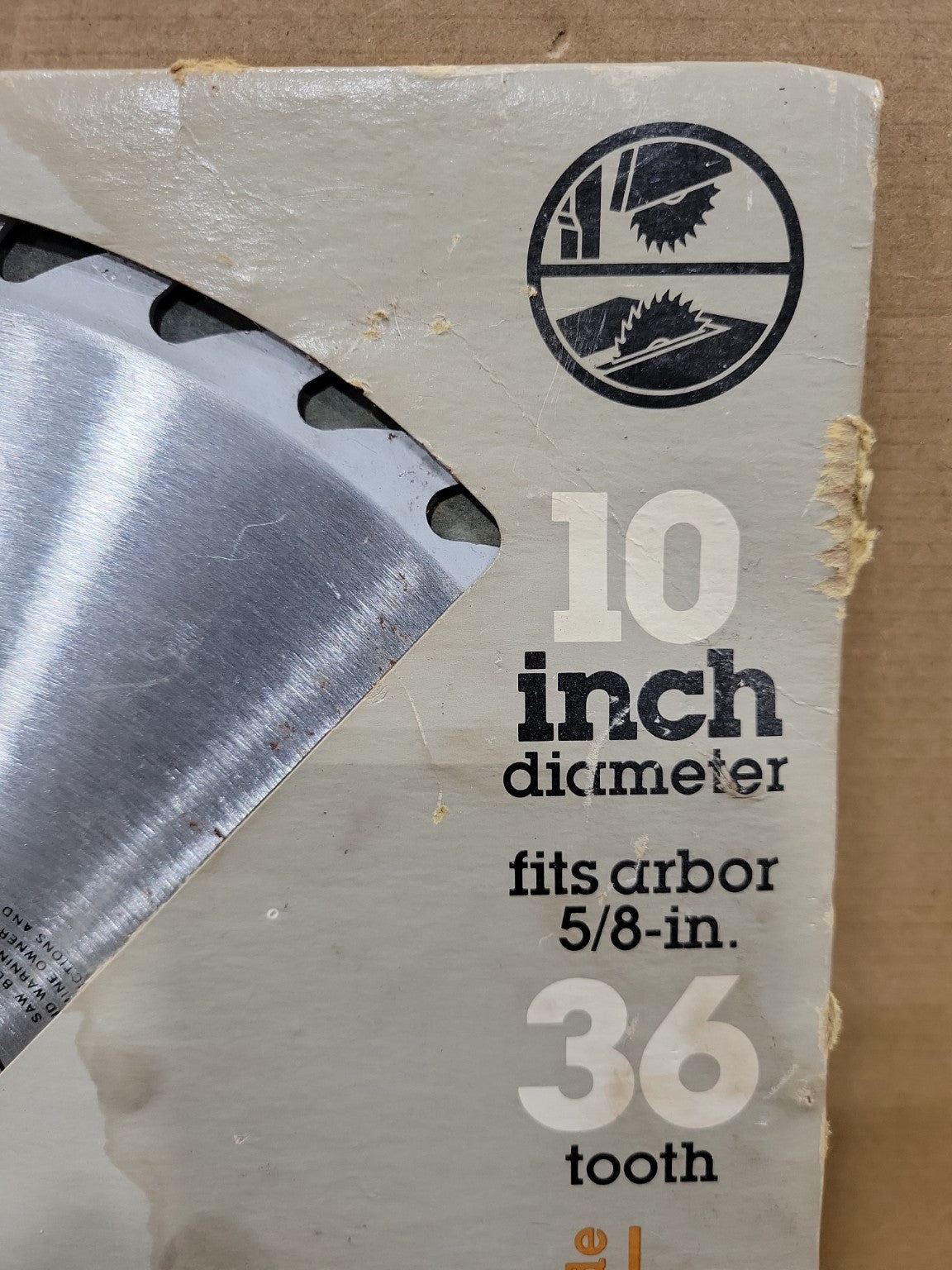 Vintage Sears Craftsman 10" Table Saw Blade – Kromedge 36 Tooth (Model 932567)
