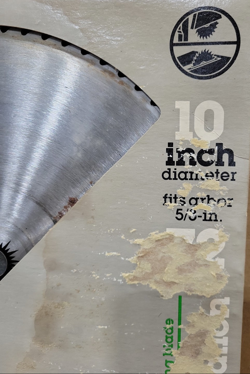 Vintage Sears Craftsman 10" Kromedge Cabinetwork Combination Saw Blade – Model 932434
