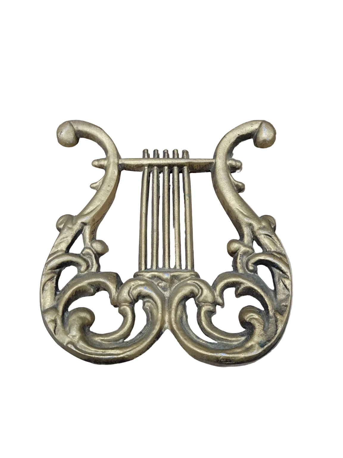Vintage Cast Iron Lyre Wall Plaques – Set of 2 – HODA