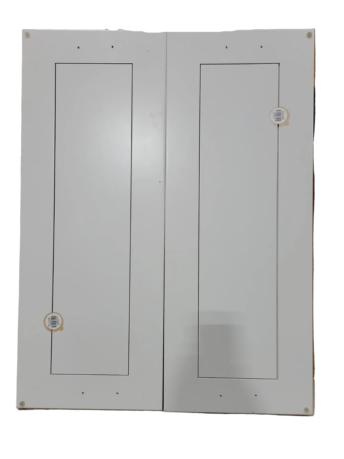 Set of 2 White Shaker Cabinet Doors – 11 ½" x 29 ½"