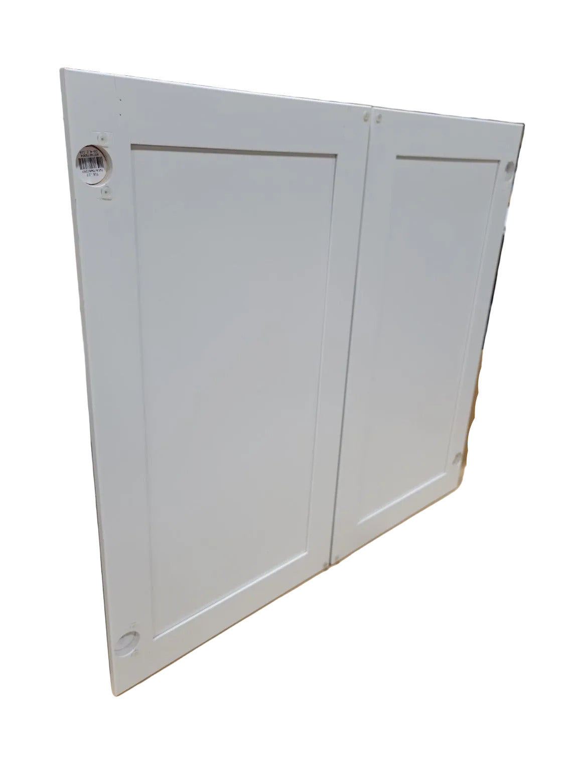 Set of 2 White Shaker Cabinet Doors – 15 ½" x 28"