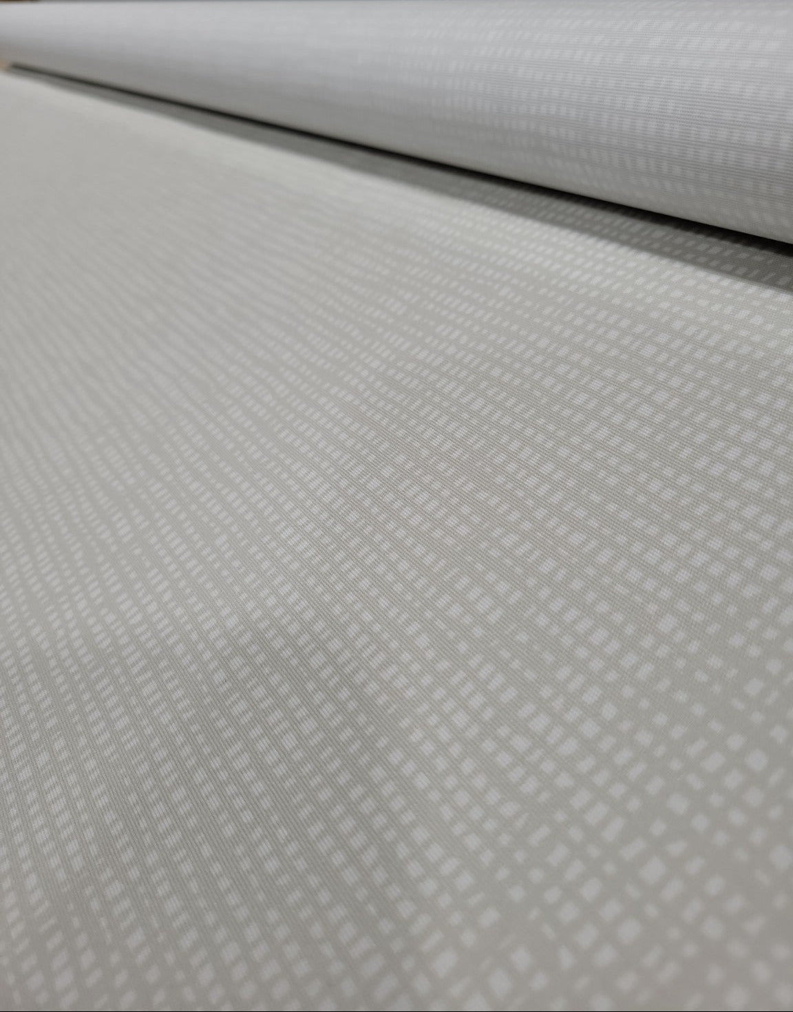 Whitney White Fabric Roller Shades – Inside Mount 35" x 53 1/2" (Set of 2) with Mounting Brackets