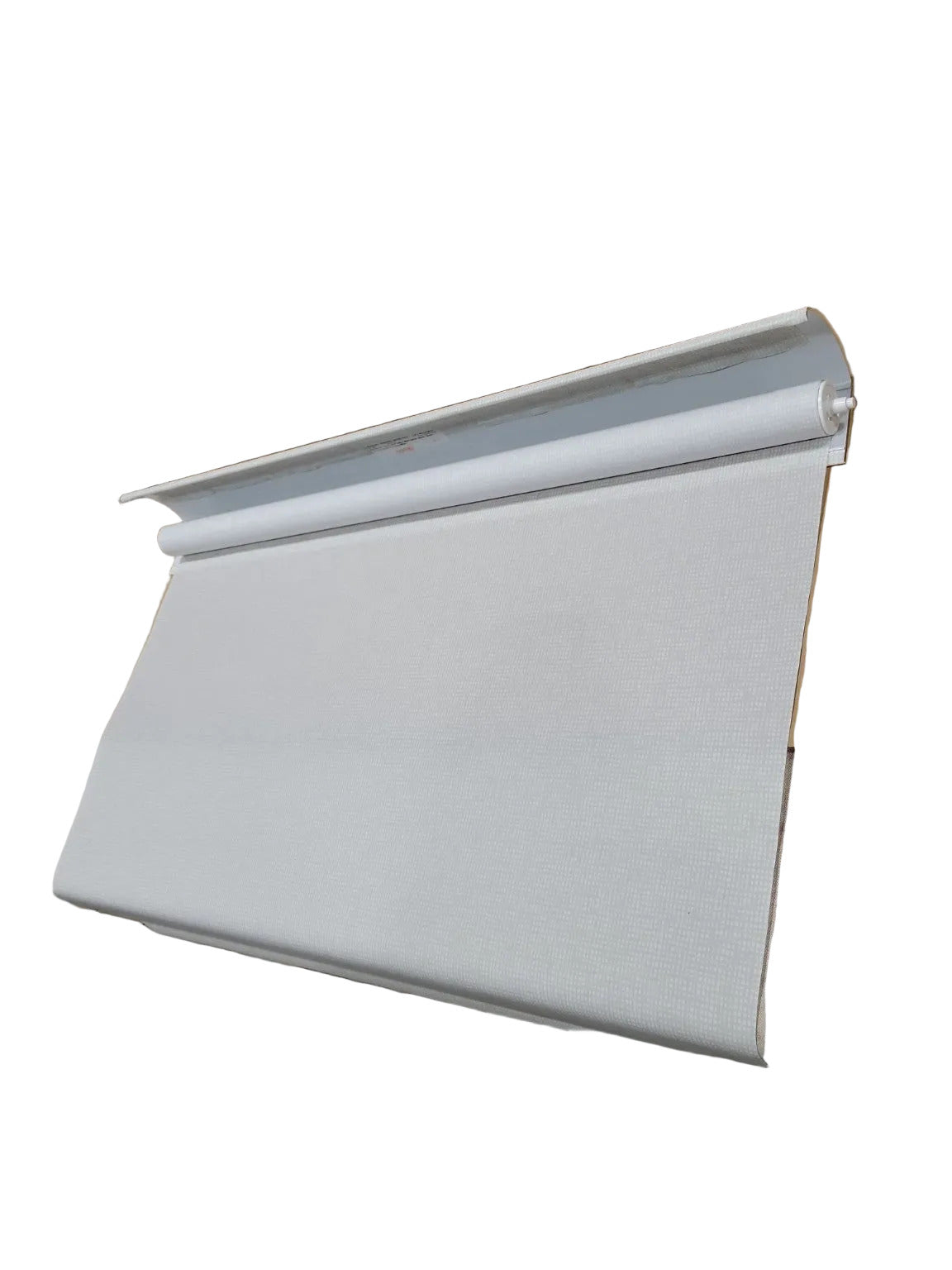 Whitney White Fabric Roller Shades – Inside Mount 35" x 53 1/2" (Set of 2) with Mounting Brackets