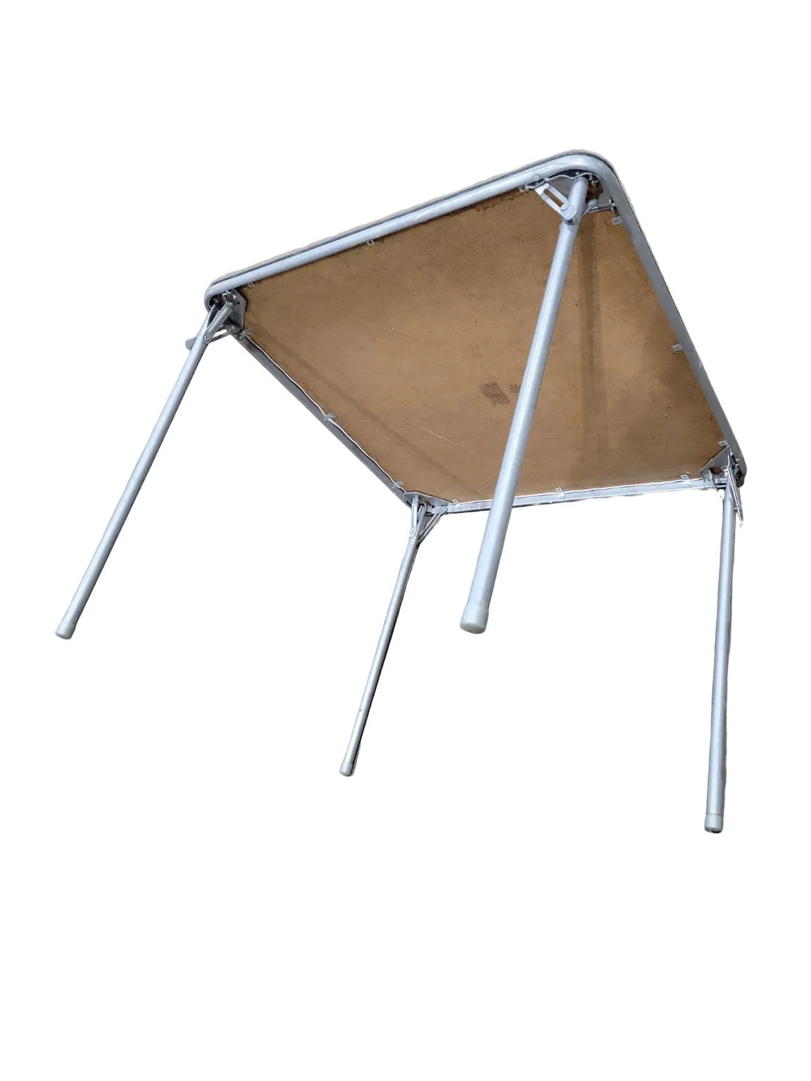 Gray Folding Card Table – 33" Square Utility Table