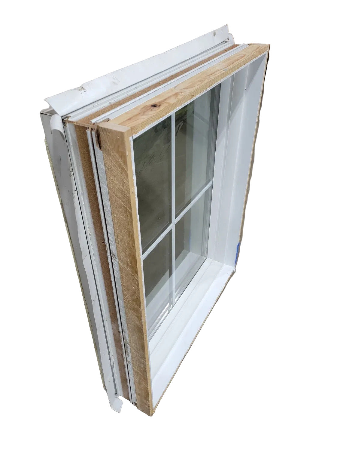 Andersen 4-Lite White Vinyl Window – 29 ¾" x 36 ½"