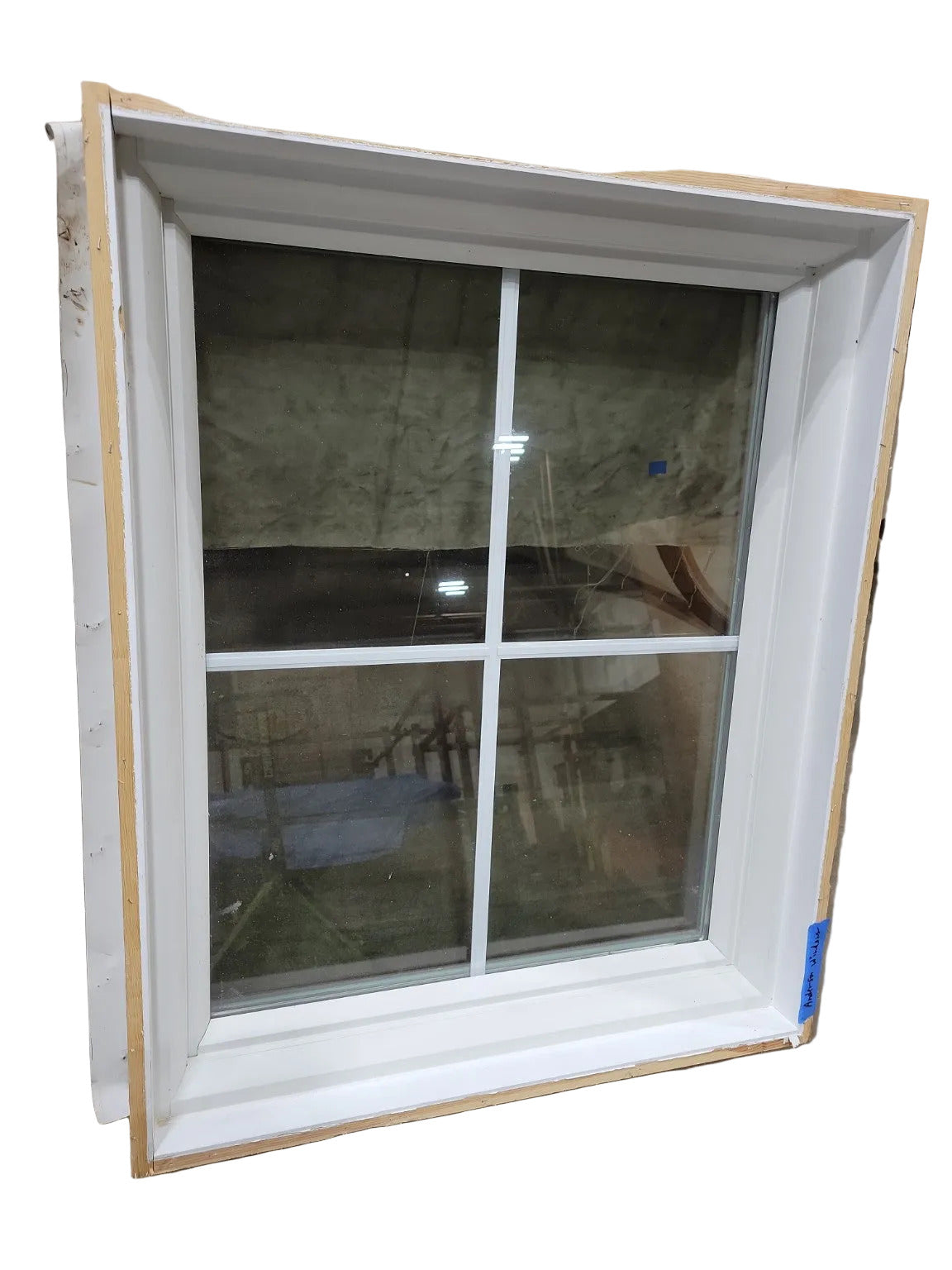 Andersen 4-Lite White Vinyl Window – 29 ¾" x 36 ½"