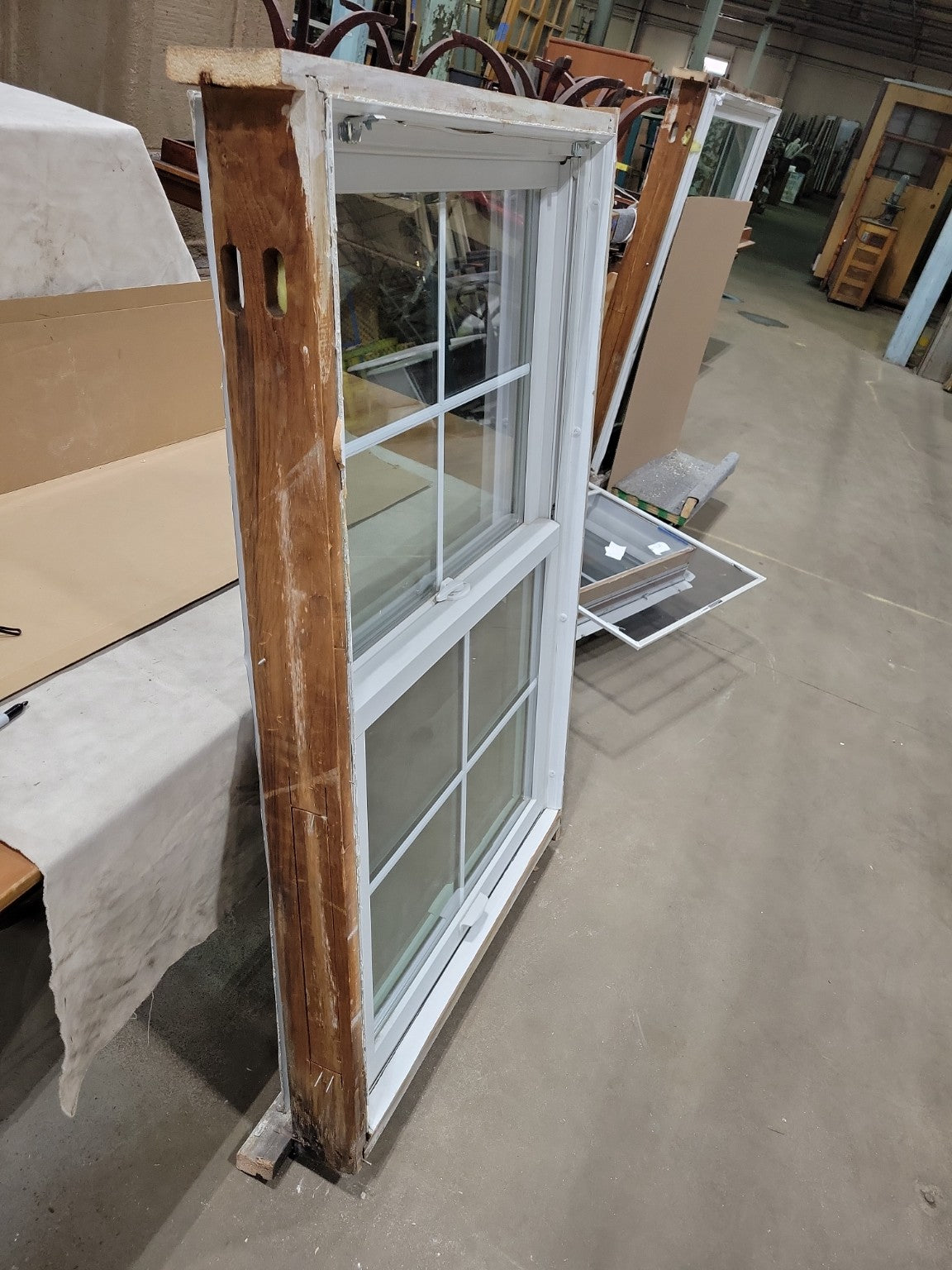Andersen Double-Hung 4 over 4 Window – White Vinyl Clad