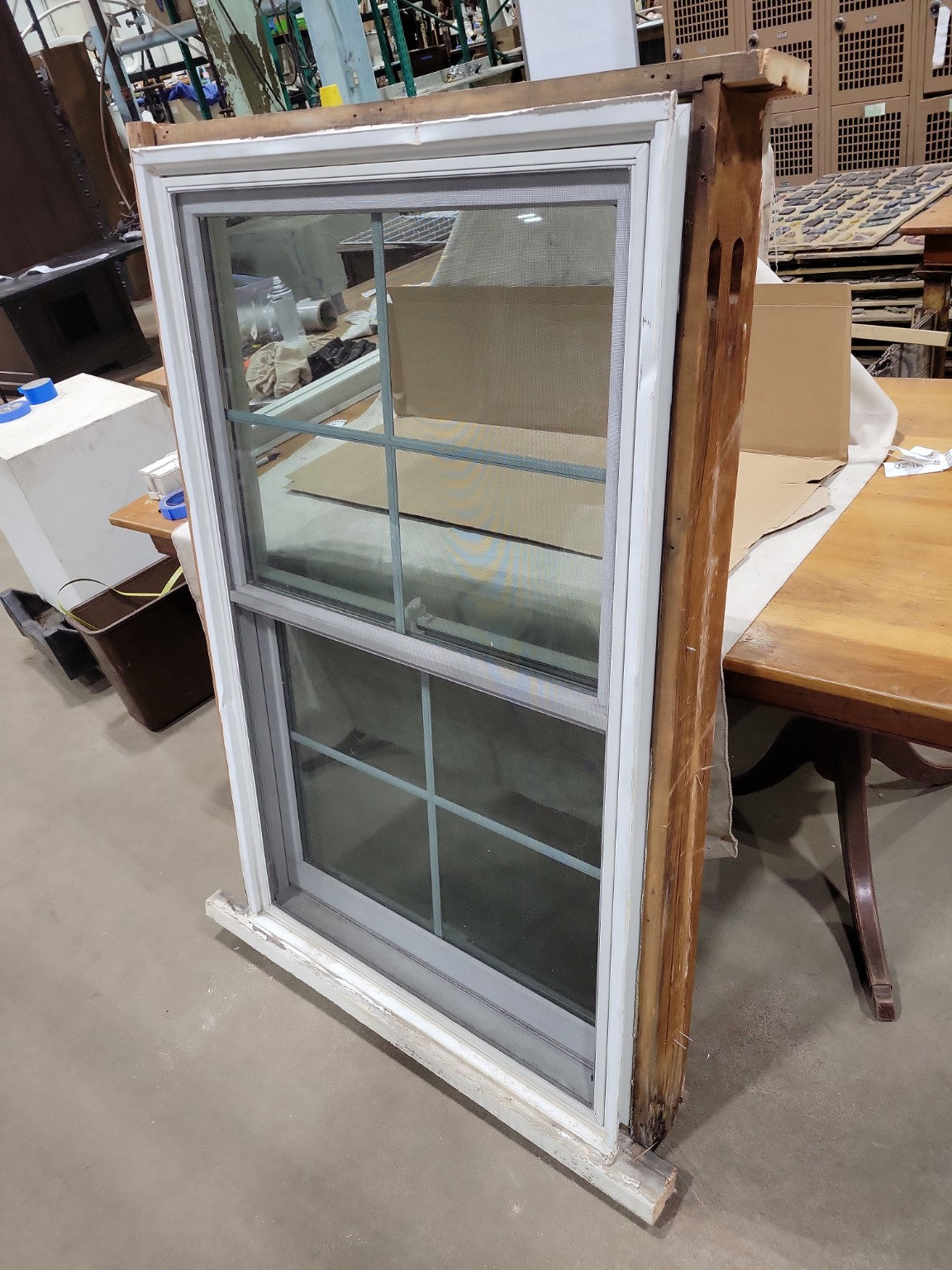 Andersen Double-Hung 4 over 4 Window – White Vinyl Clad