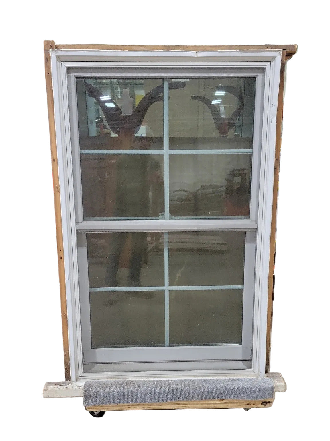 Andersen Double-Hung 4 over 4 Window – White Vinyl Clad
