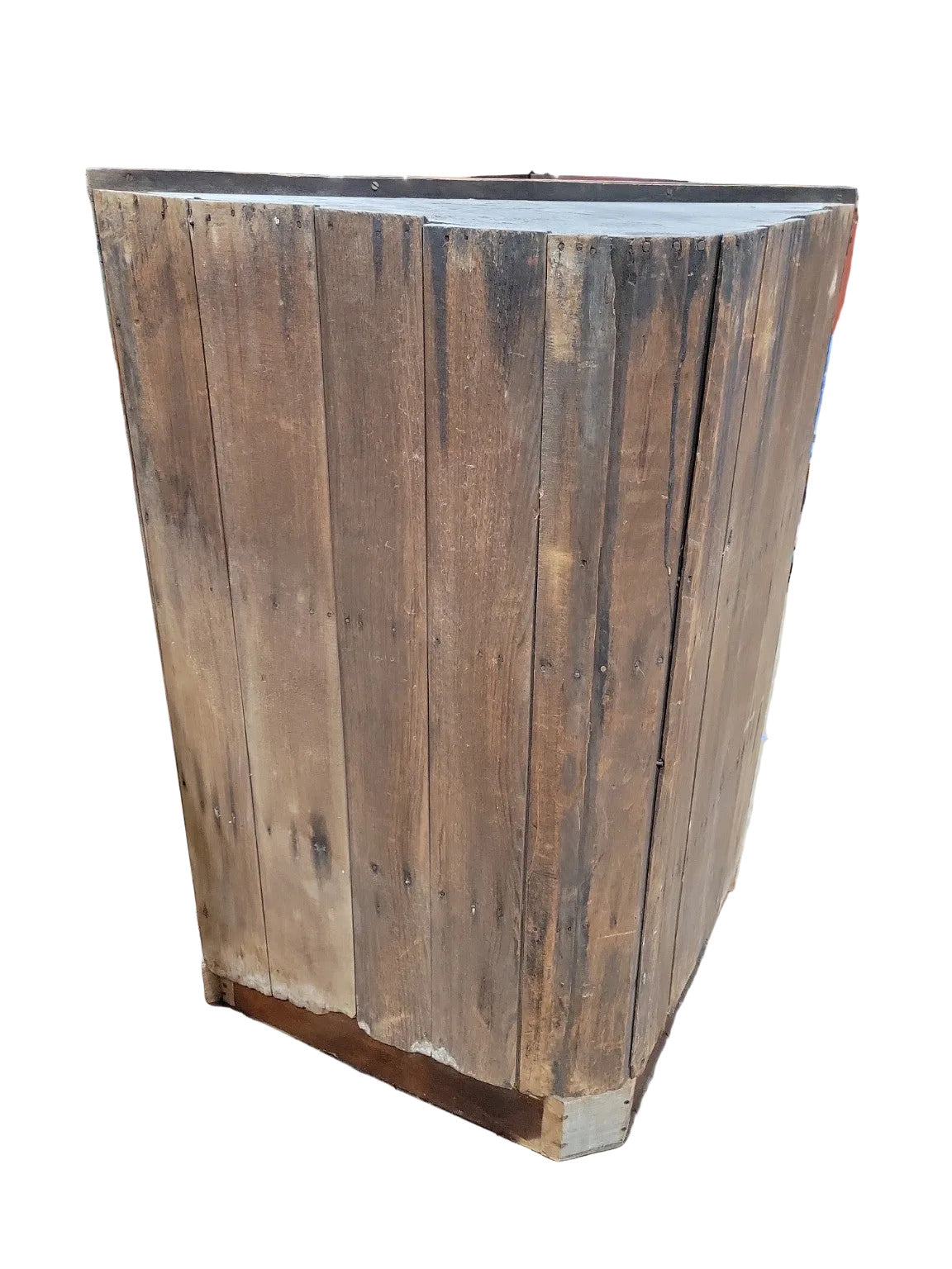 Antique Two-Piece Corner Cabinet – Rustic Farmhouse Storage