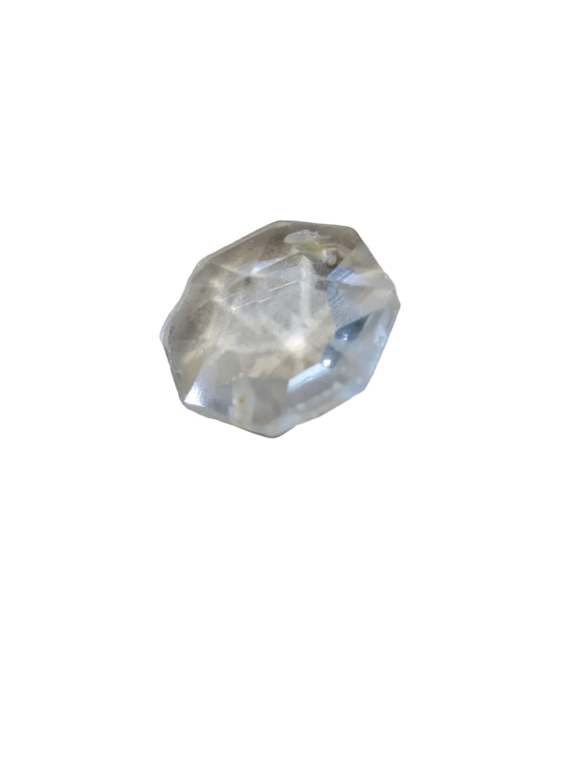 Vintage Octagonal Crystal Chandelier Connector Prisms – ⅞" Set of 25
