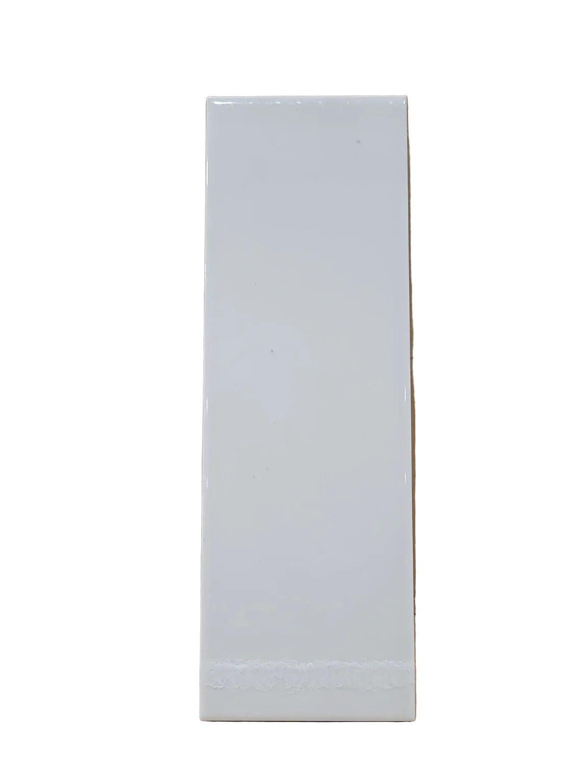 AKDO Glossy White Ceramic Wall Tile – 4" x 12" (Made in Spain)