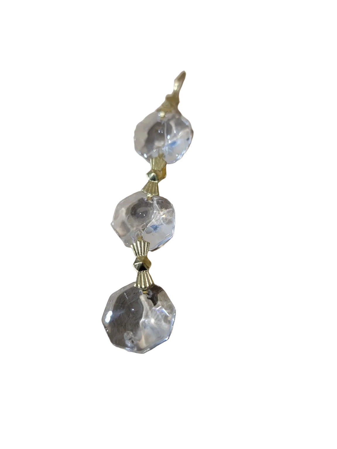 Vintage Linked Crystal Chandelier Chains – Mixed Length Bundle