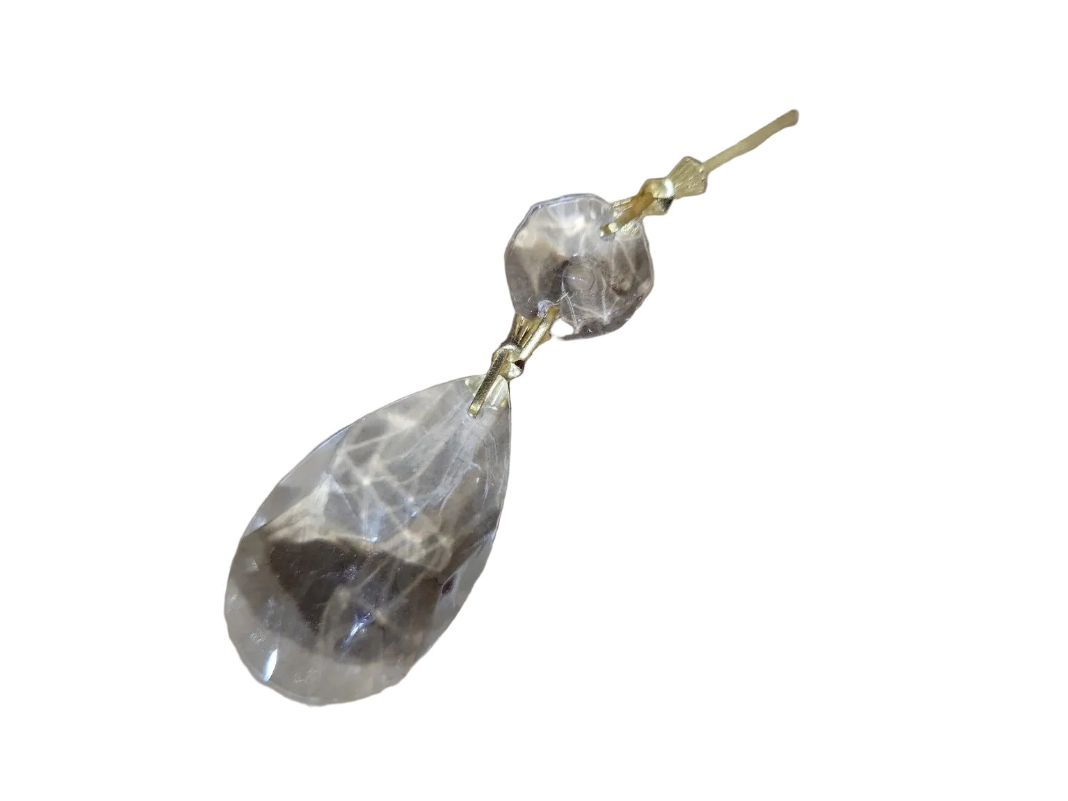 Vintage Teardrop Crystal Chandelier Prism – 2 ½" Drop