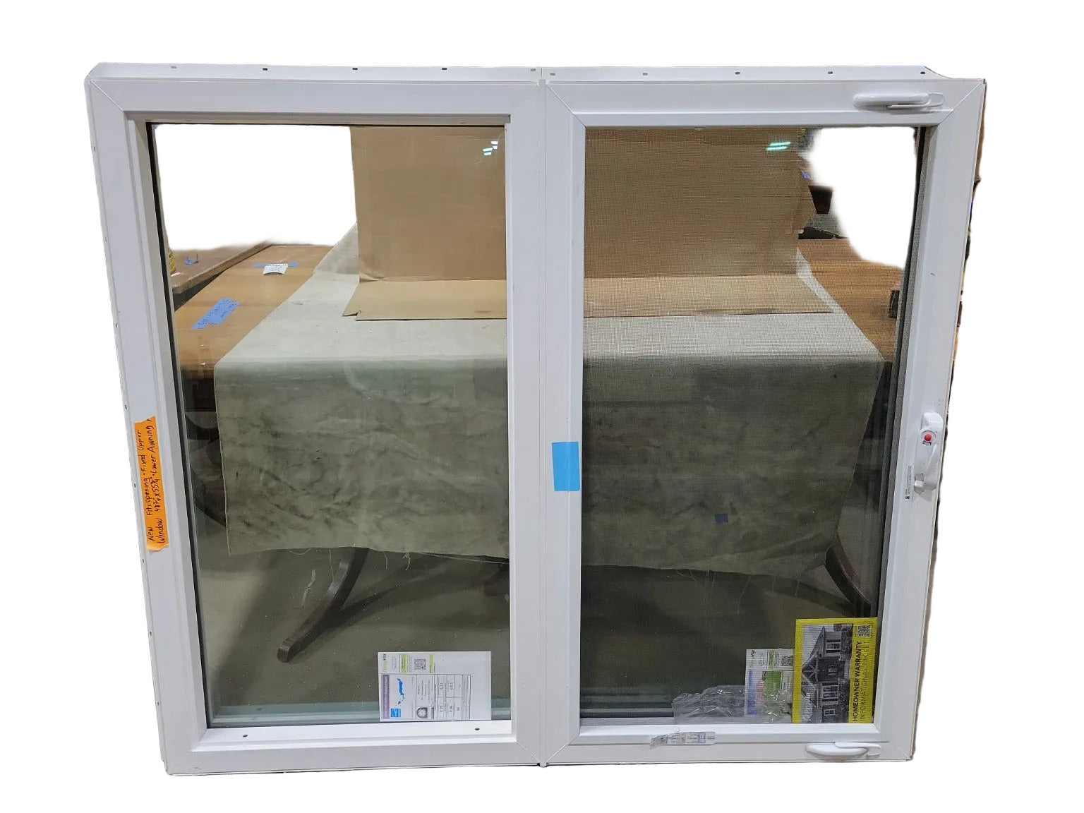 ProVia Vinyl Fixed & Casement Window – White Frame 55 ½" x 49 ½"