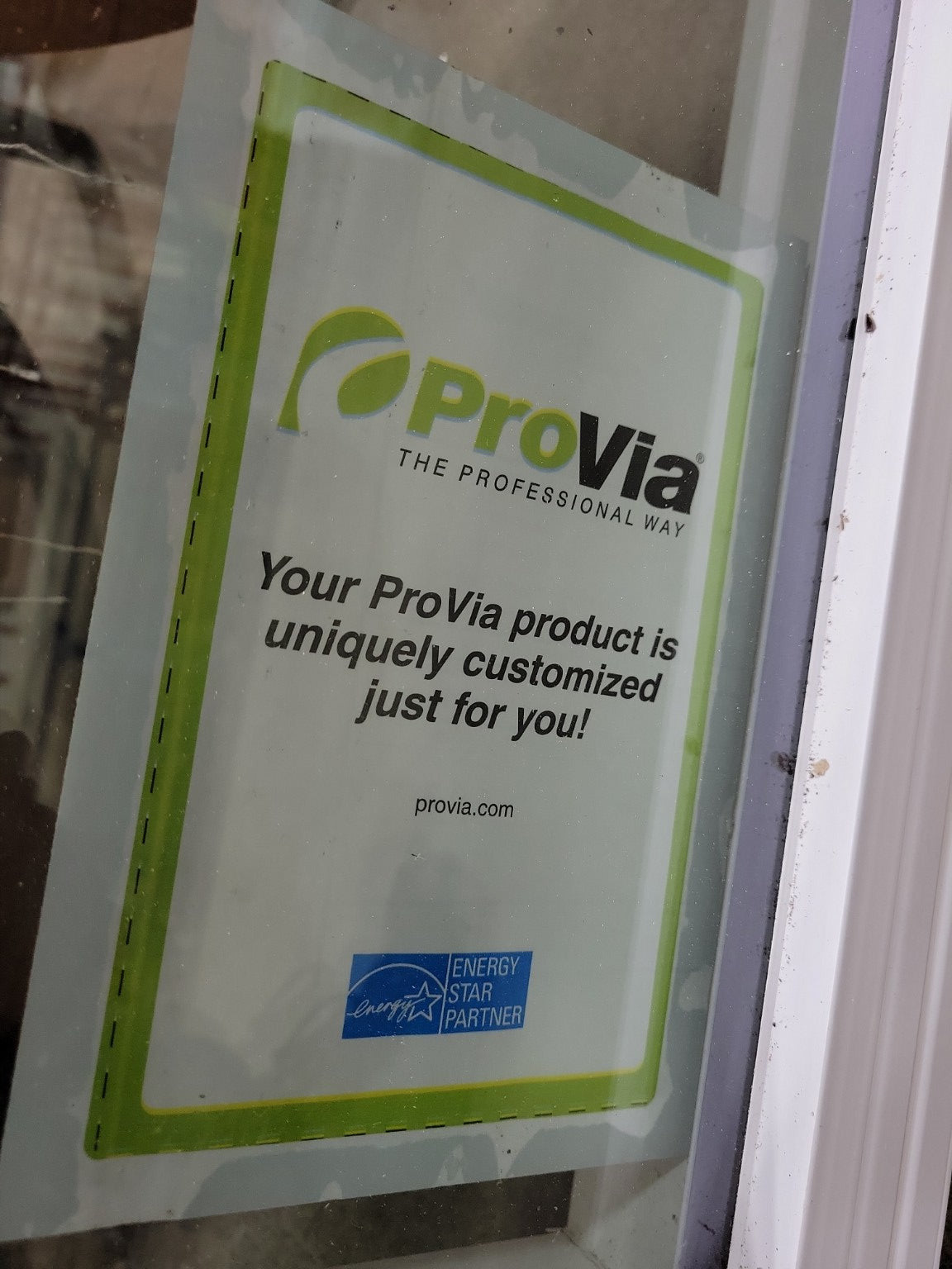 ProVia Vinyl Fixed & Casement Window – White Frame 55 ½" x 49 ½"