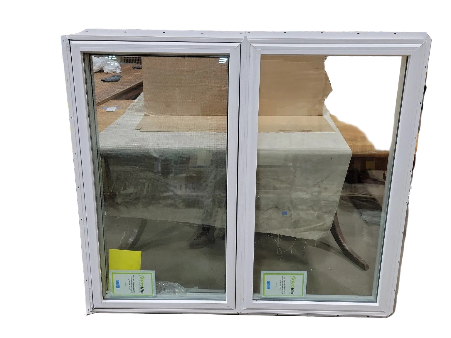 ProVia Vinyl Fixed & Casement Window – White Frame 55 ½" x 49 ½"