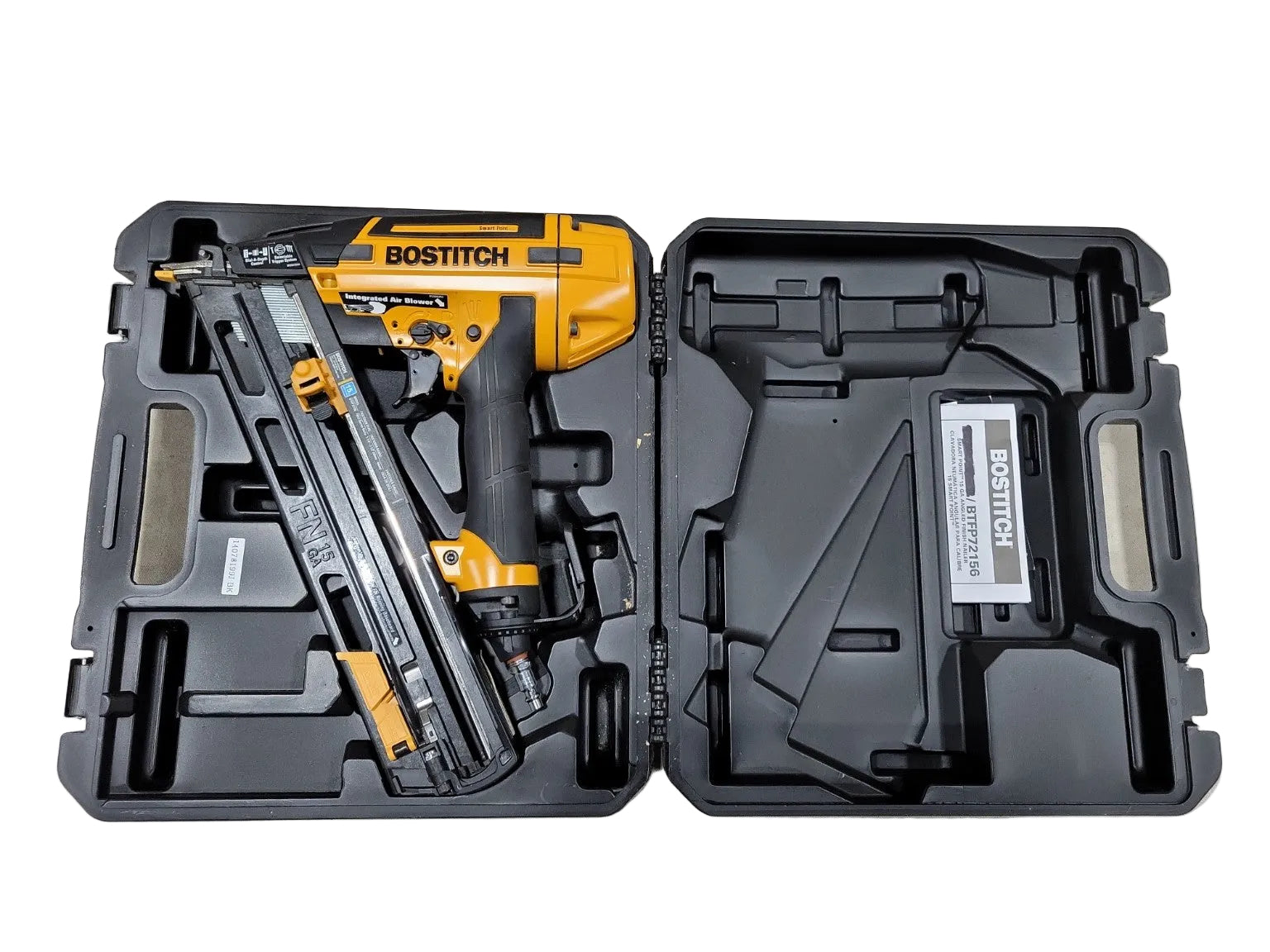 Bostitch 15-Gauge Angled Finish Nailer Kit – Smart Point