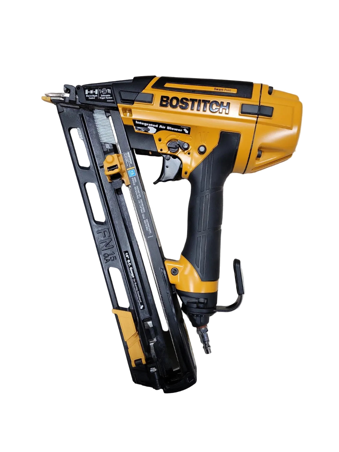 Bostitch 15-Gauge Angled Finish Nailer Kit – Smart Point