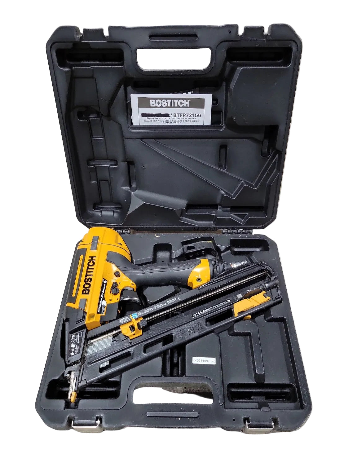Bostitch 15-Gauge Angled Finish Nailer Kit – Smart Point