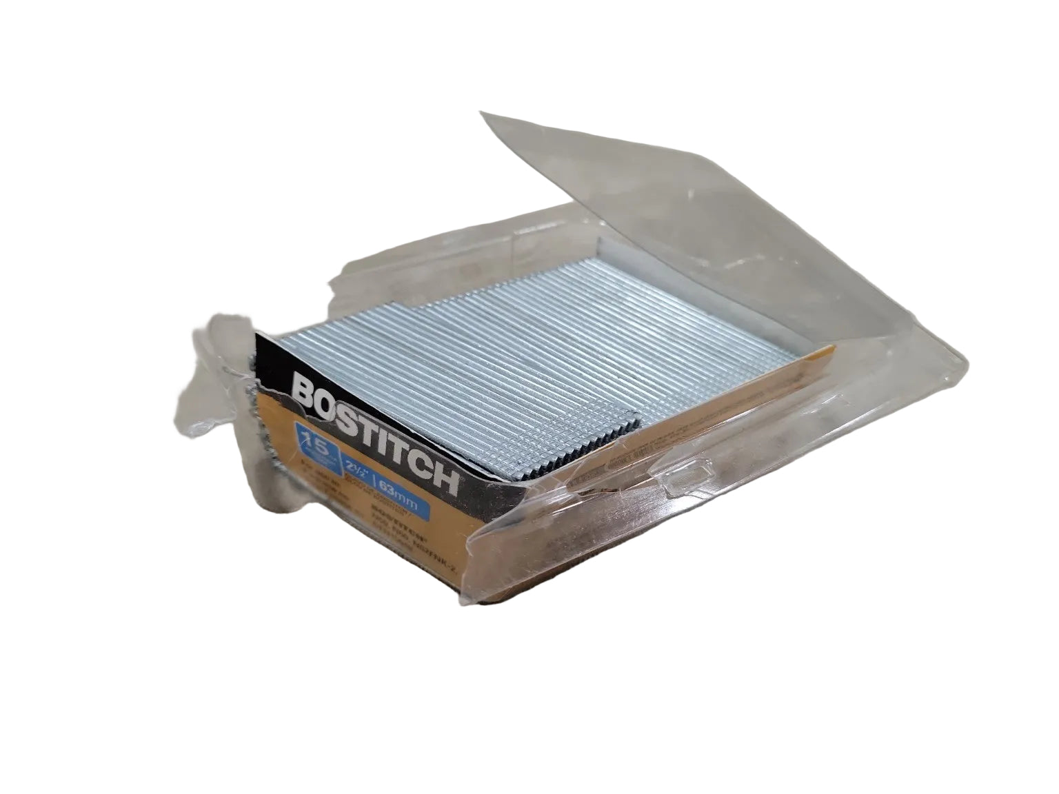 Bostitch 15-Gauge Angled Finish Nails Lot – 2" & 2½" Fasteners