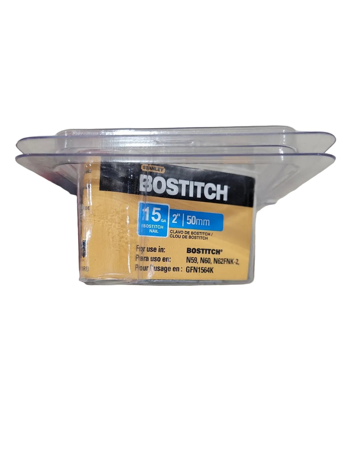 Bostitch 15-Gauge Angled Finish Nails Lot – 2" & 2½" Fasteners