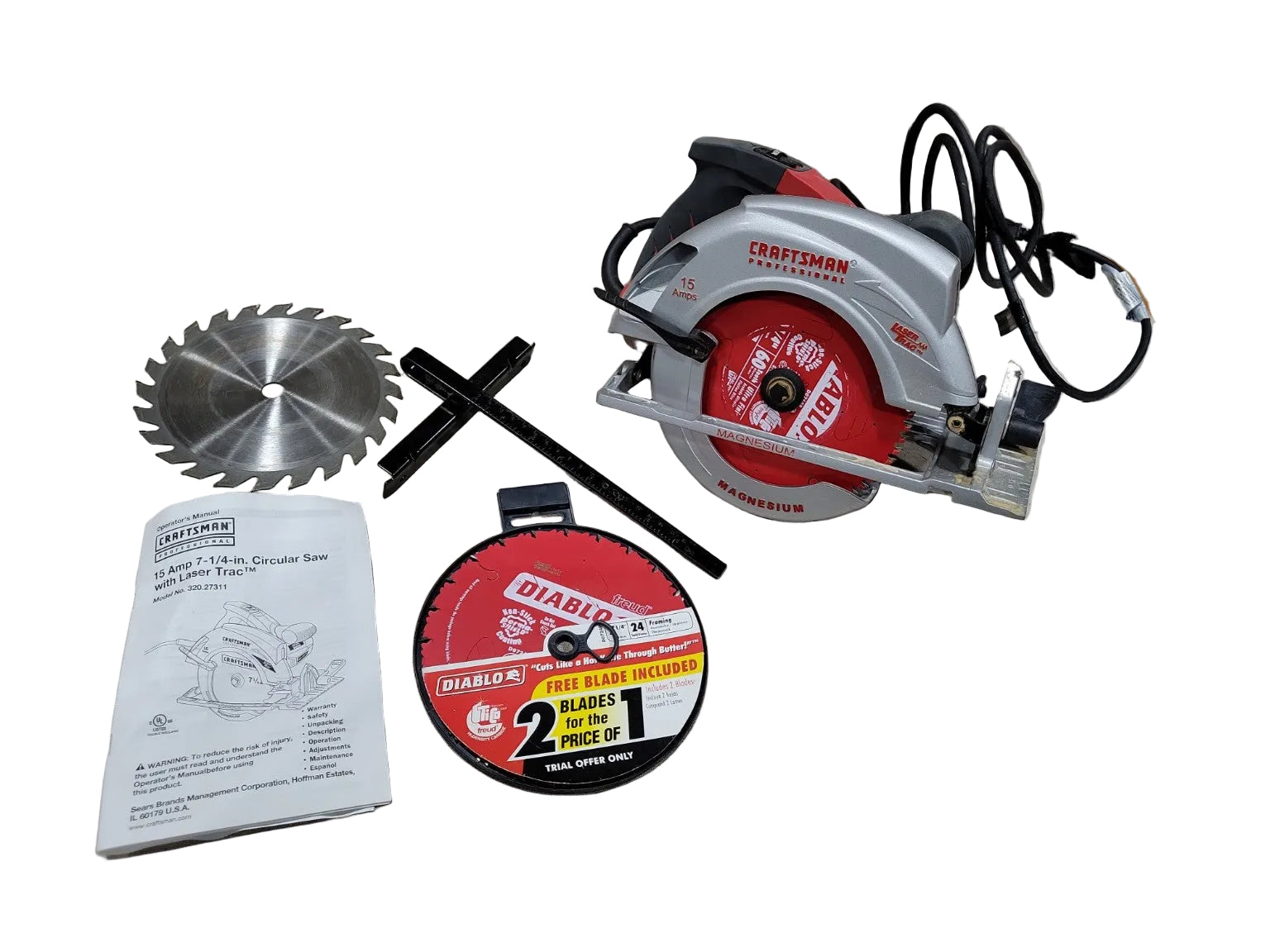 Craftsman Professional 7-1/4" Circular Saw with Bag – Model 320.27311