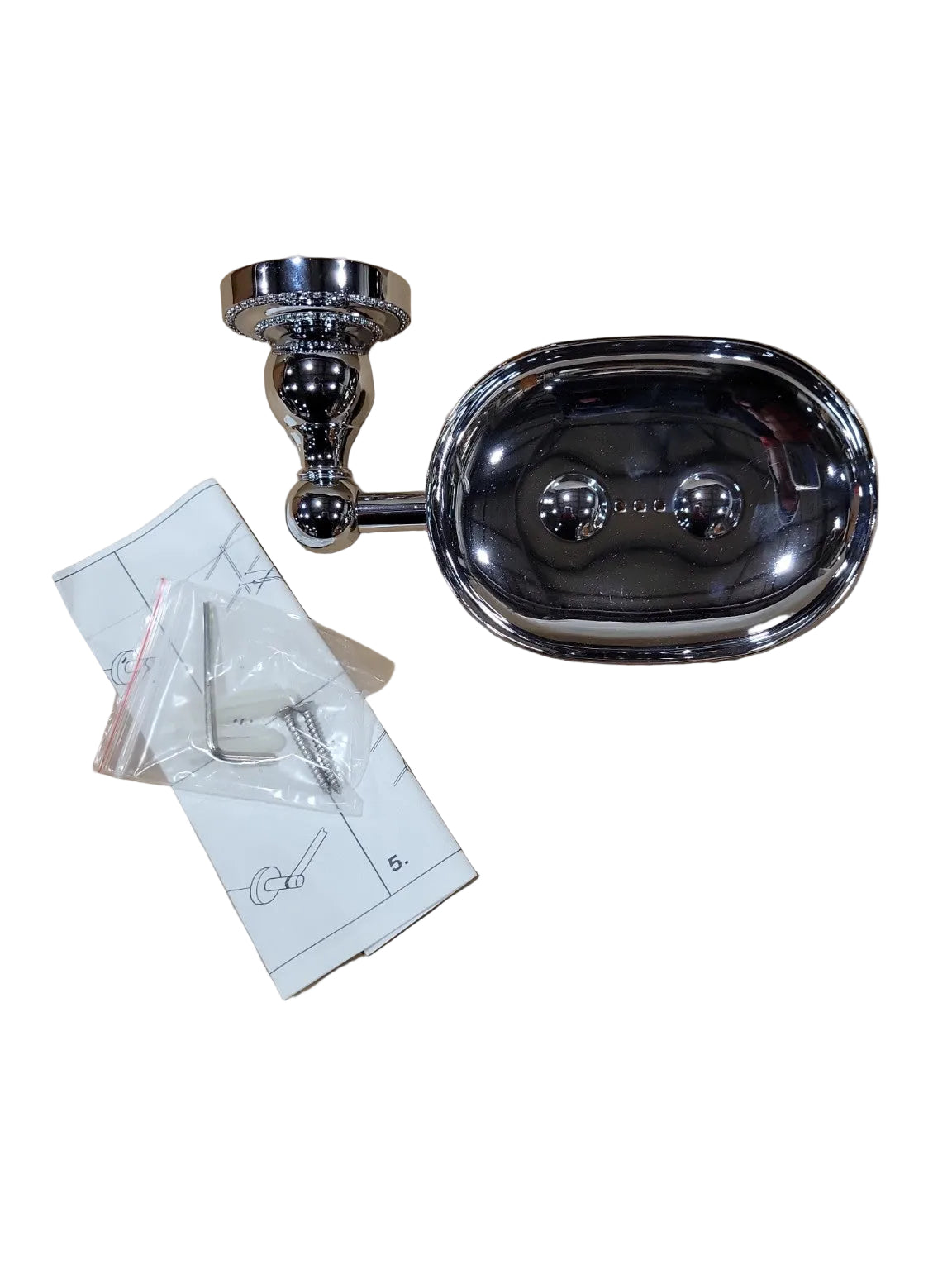 Signature Hardware Farber Collection Wall Mount Soap Holder – Chrome