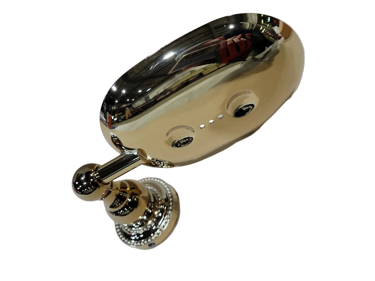 Signature Hardware Farber Collection Wall Mount Soap Holder – Polished Brass