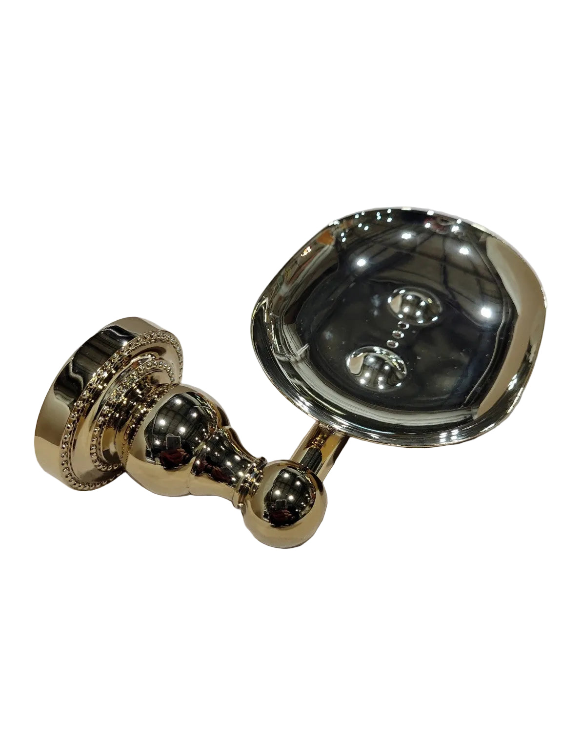 Signature Hardware Farber Collection Wall Mount Soap Holder – Polished Brass