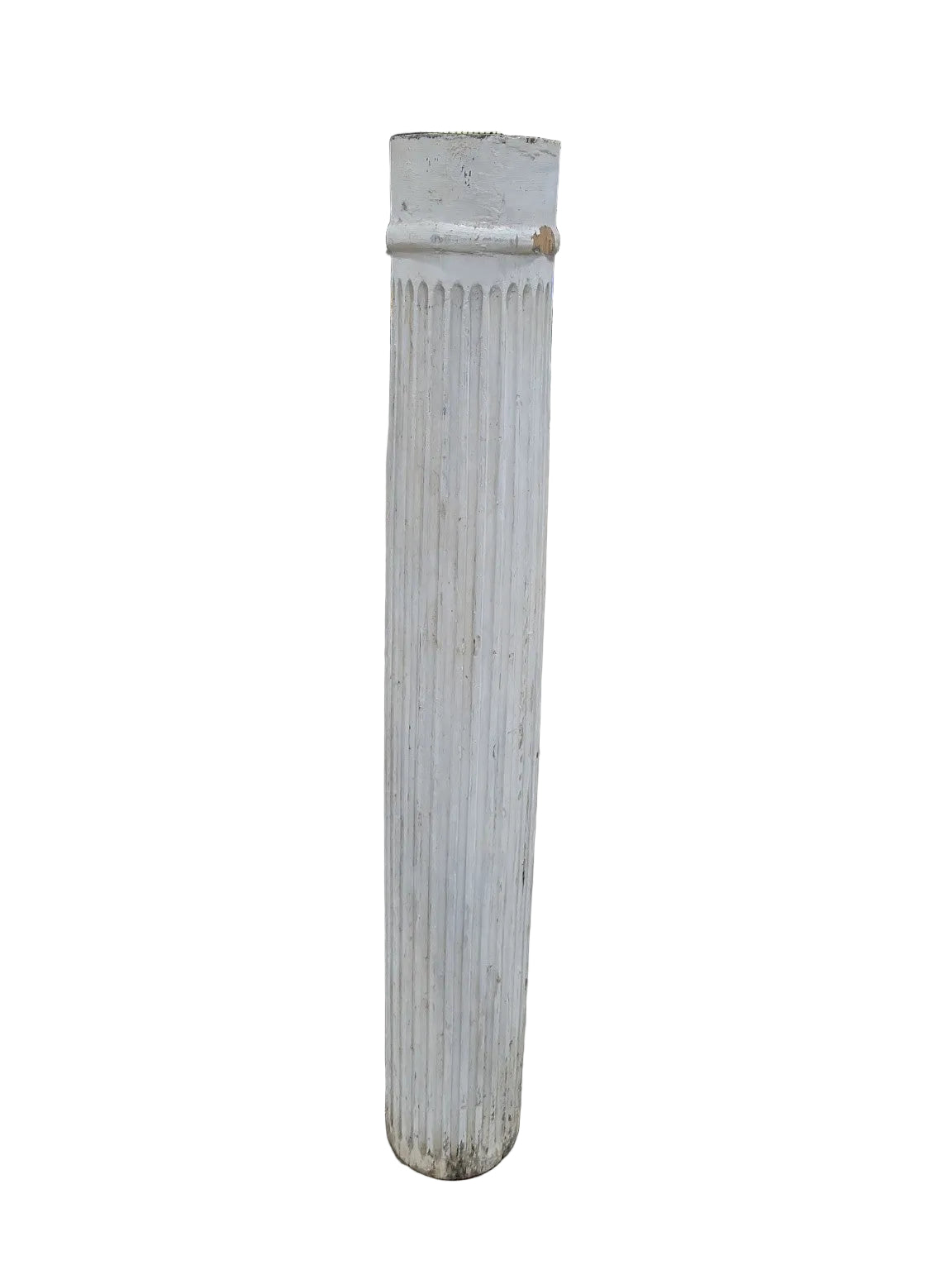 Salvaged Fluted Wood Architectural Column – 64" Painted