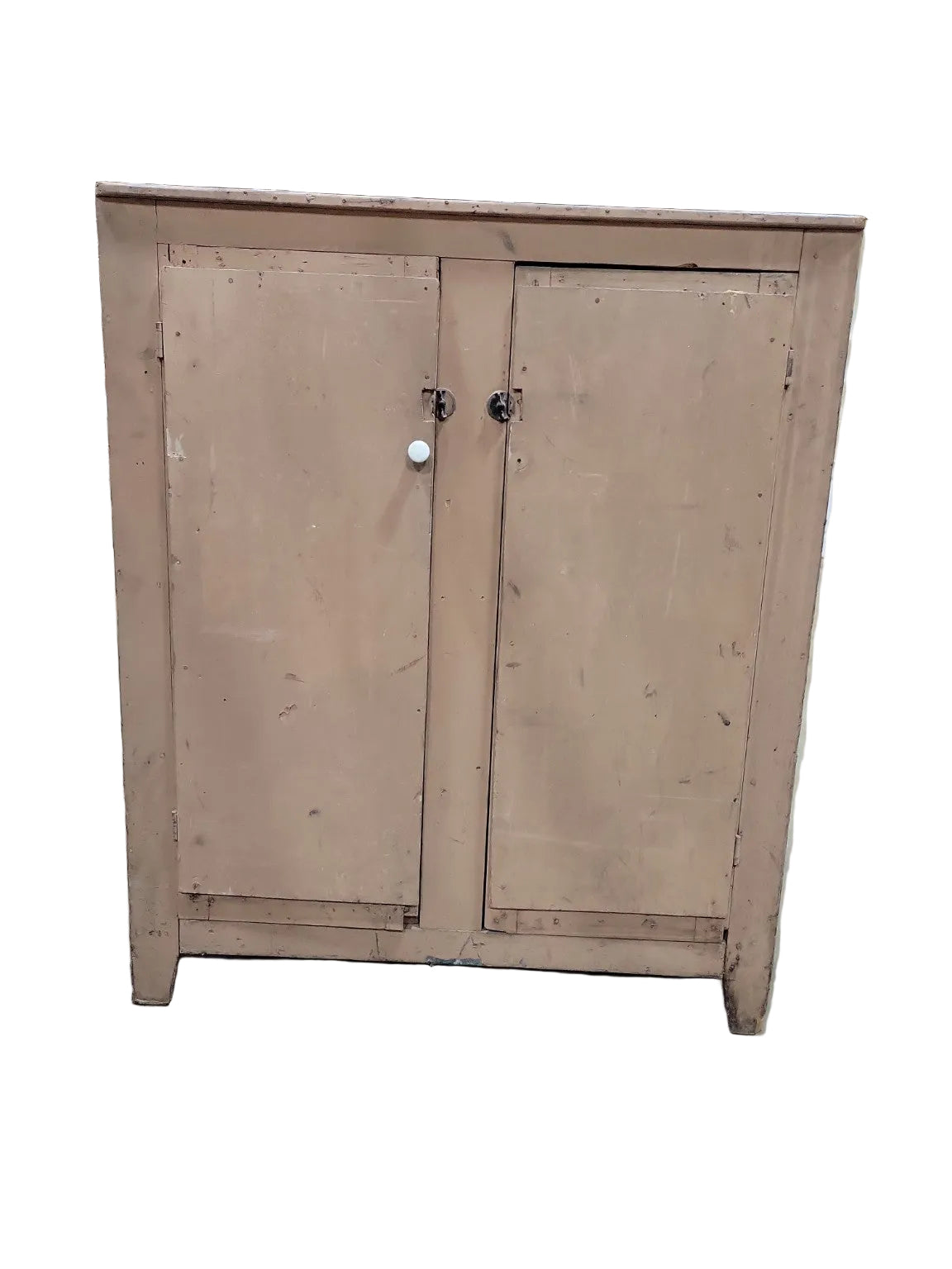 Antique Primitive Wooden Pie Safe Cabinet