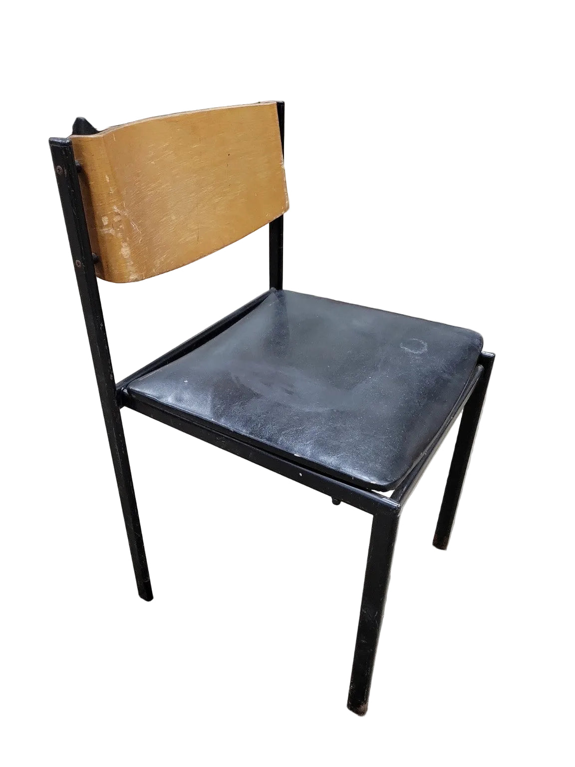 Mid-Century Modern Metal Frame Dining Chair