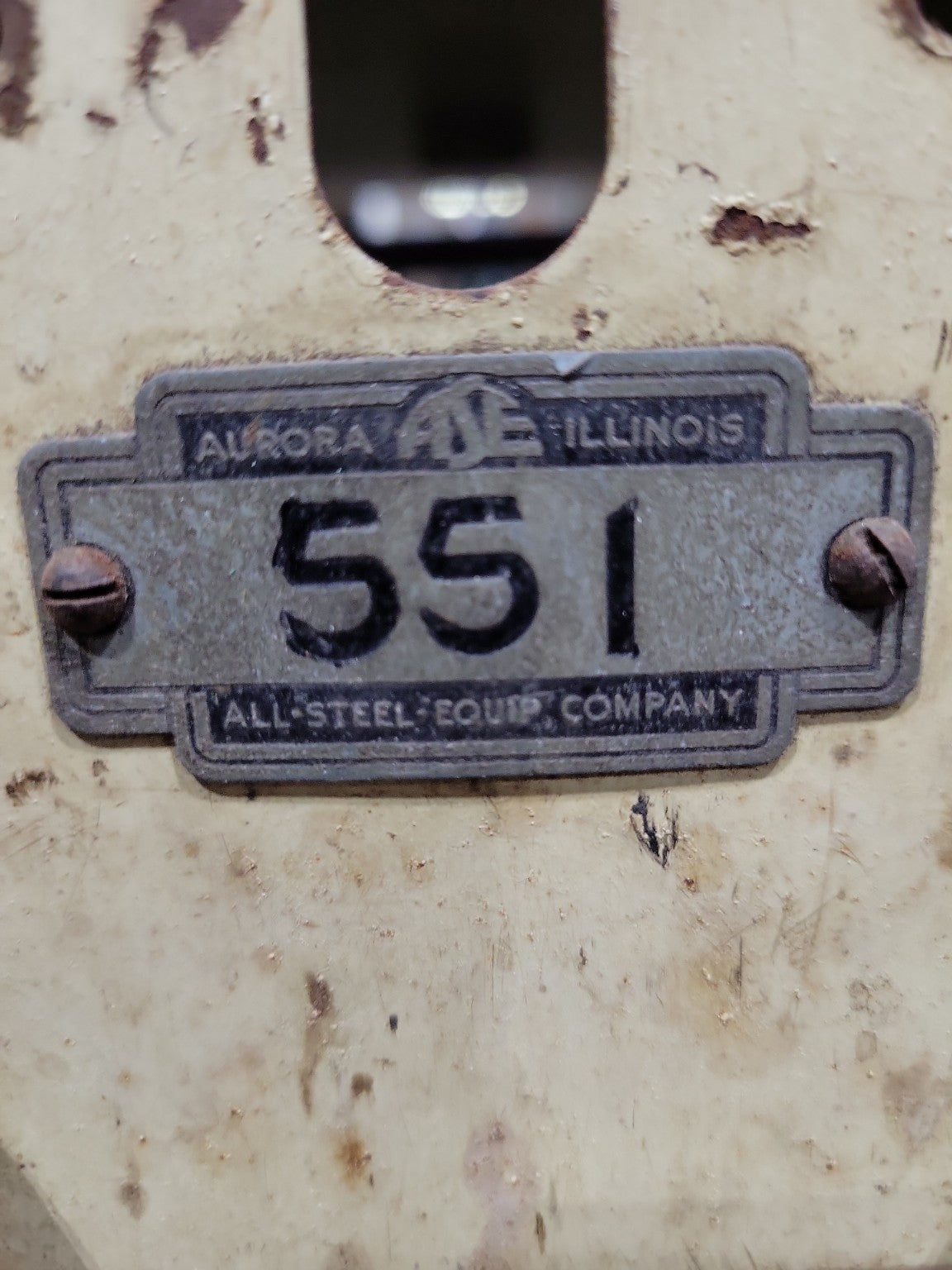 Vintage Industrial Steel Parts Cabinet – Allsteel Equip. Co.