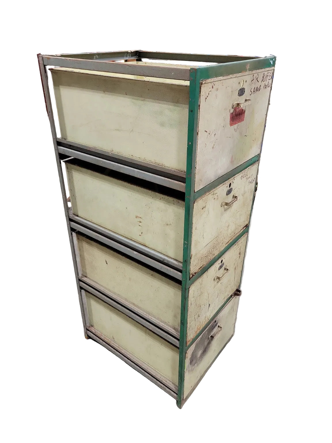 Vintage Industrial Steel Parts Cabinet – Allsteel Equip. Co.