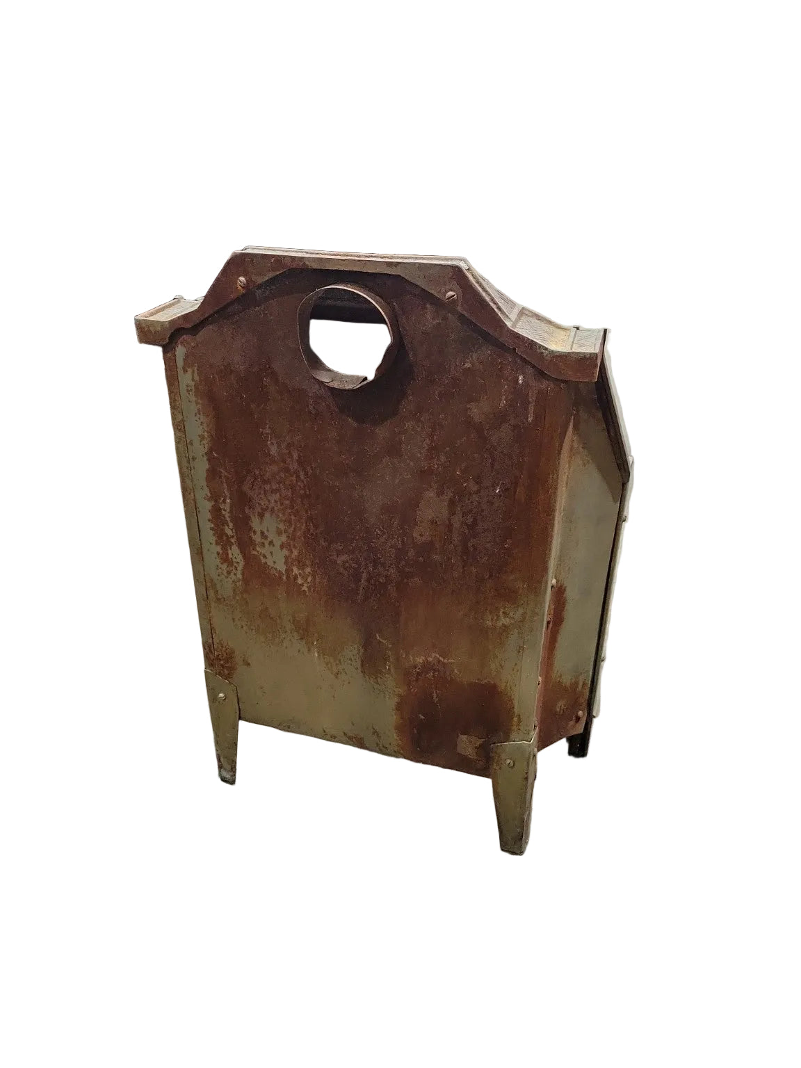 Antique Cast Iron Gas Fireplace Insert – Ornate Victorian Style
