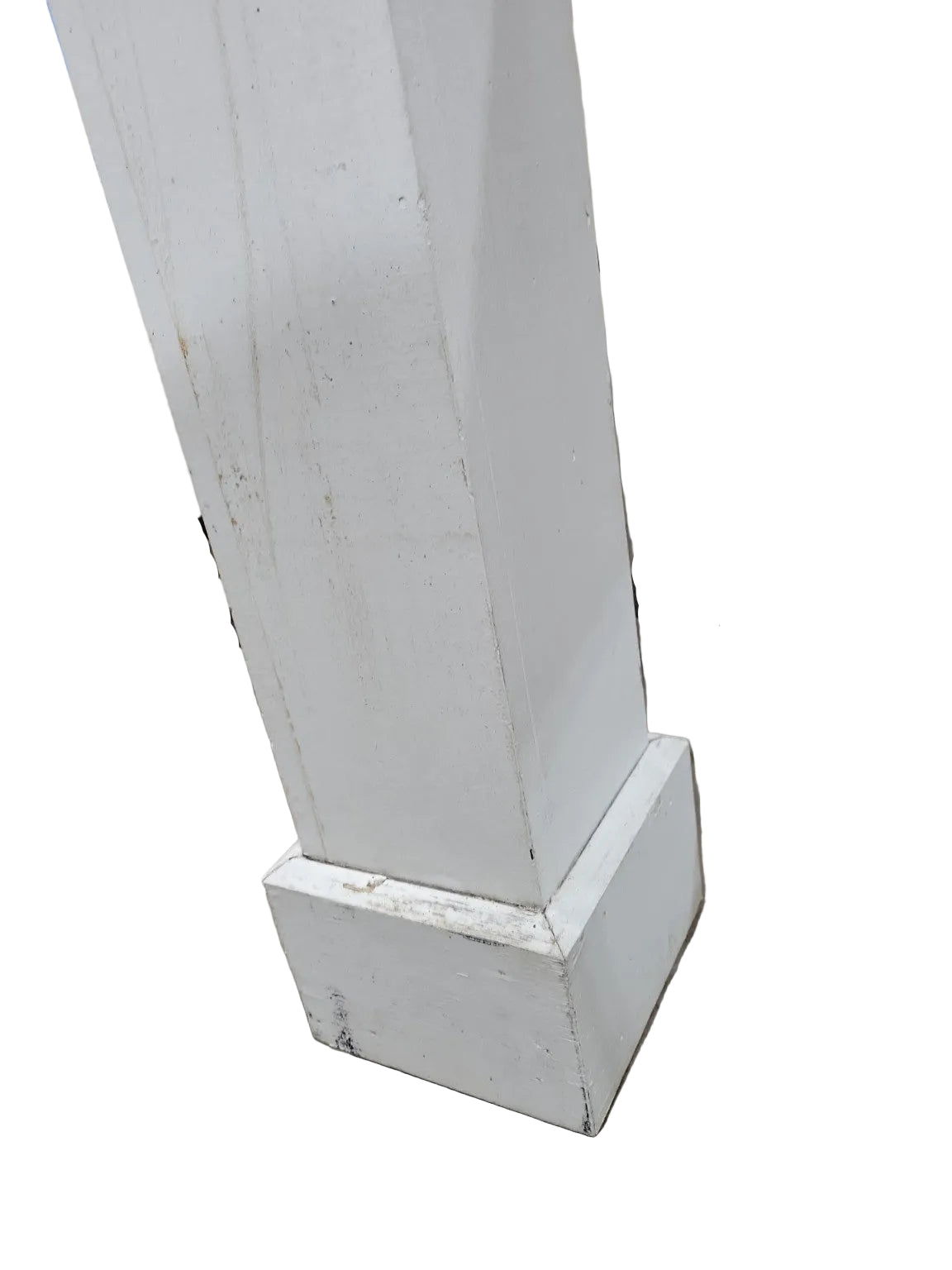 Reclaimed Wood Box Column Wrap – Painted Structural Post Cover