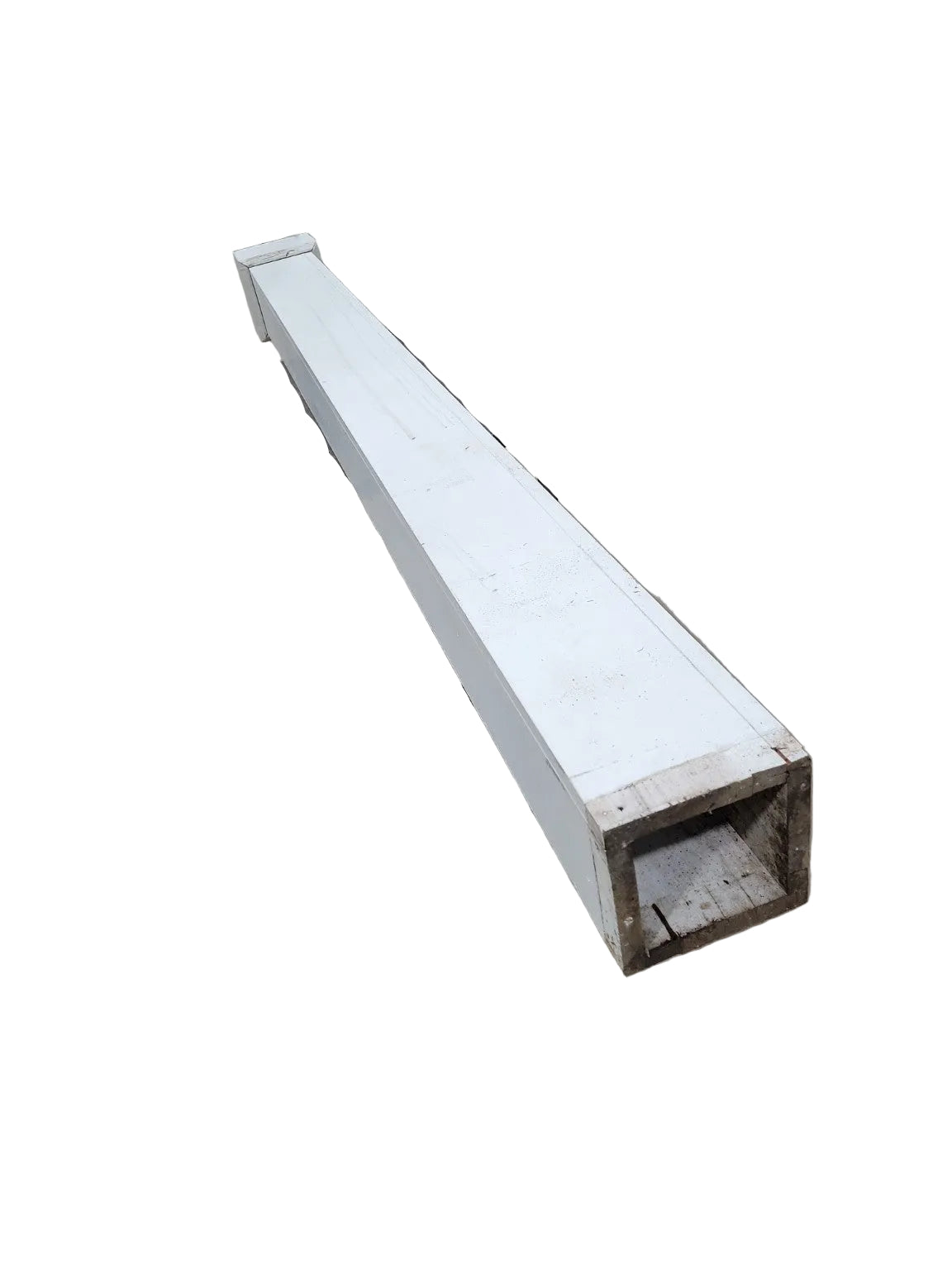 Reclaimed Wood Box Column Wrap – Painted Structural Post Cover