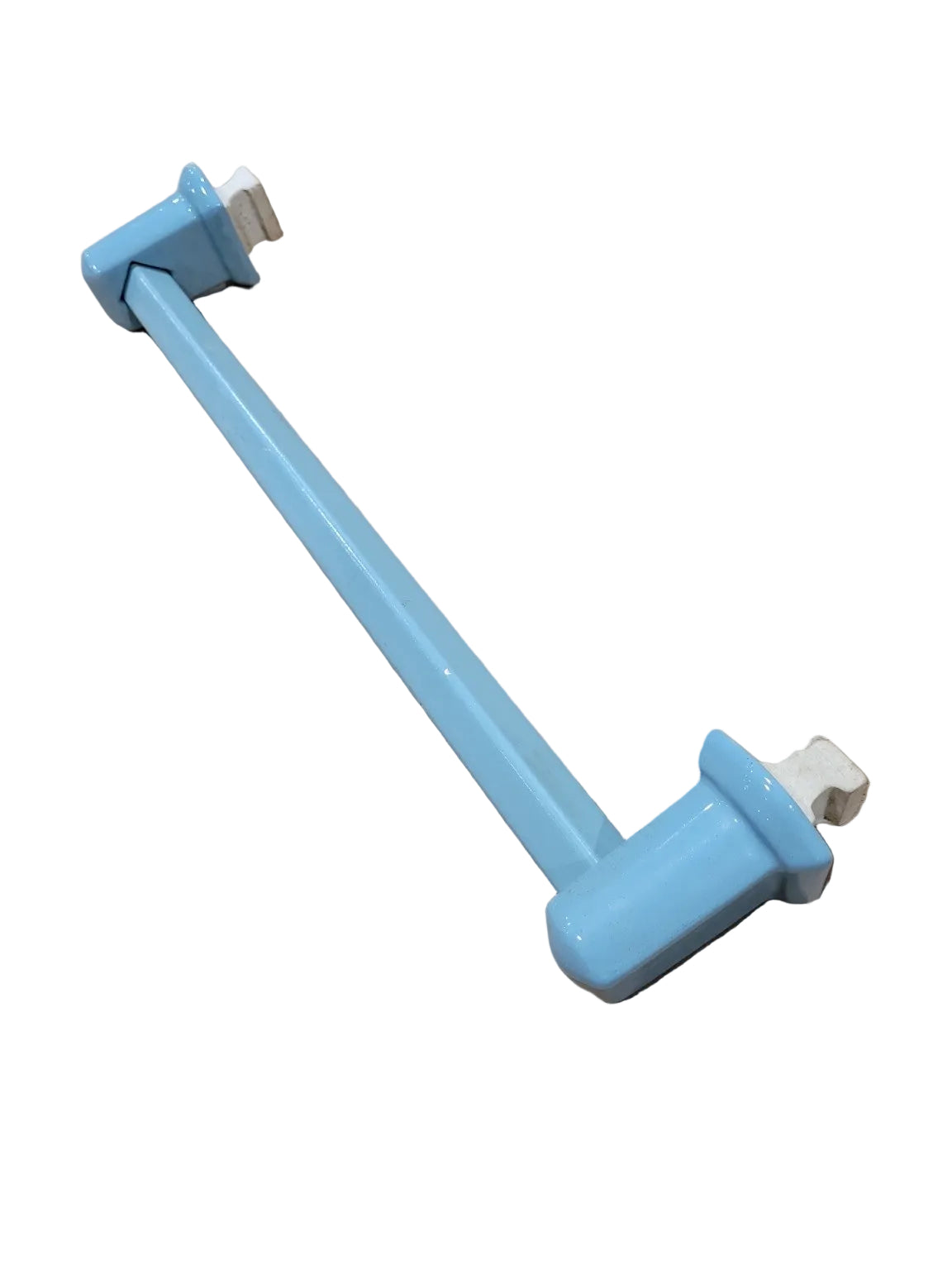 Vintage Blue Porcelain Towel Bar – Wall Mount Bathroom Fixture