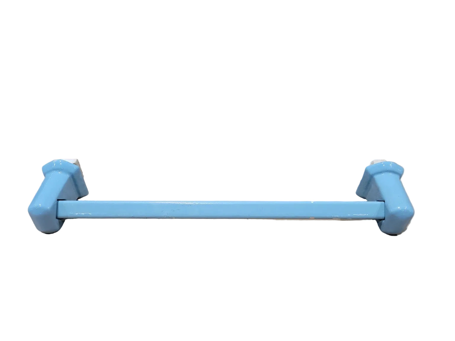 Vintage Blue Porcelain Towel Bar – Wall Mount Bathroom Fixture
