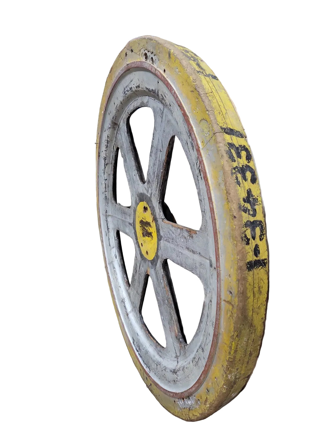 Industrial Railroad Wheel Casting Mold – Reclaimed Foundry Form