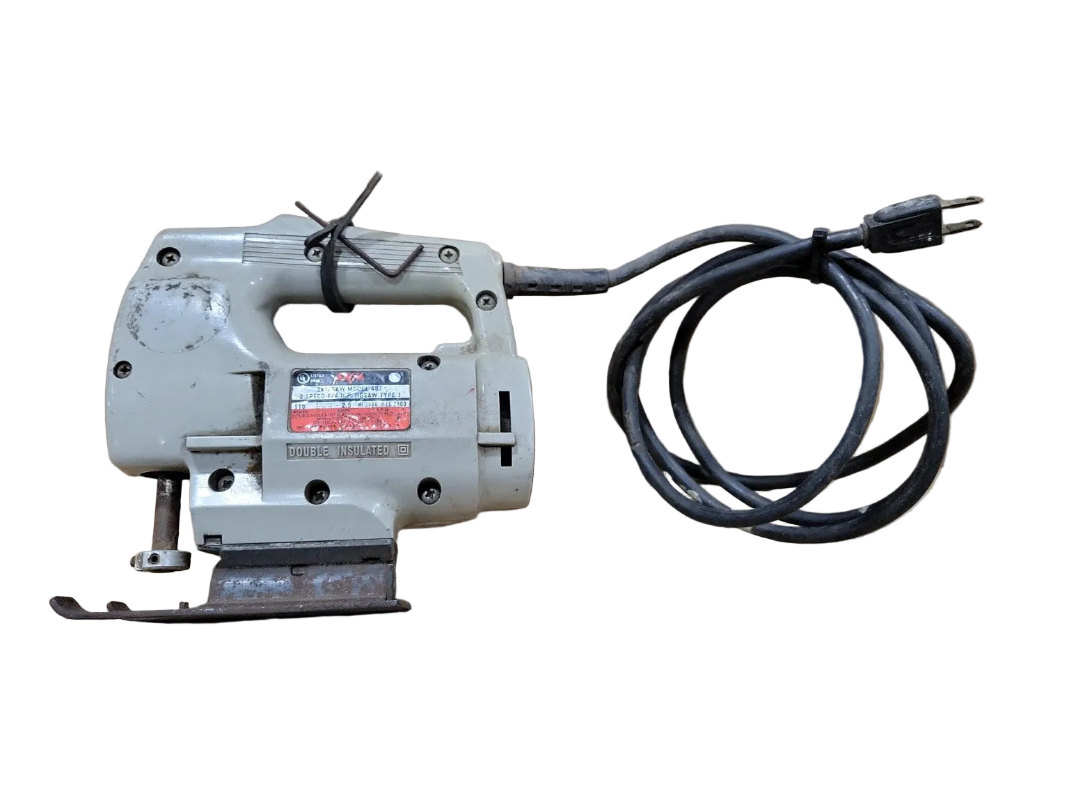 Vintage Skil Model 487 Electric Jigsaw – 2 Speed USA Made