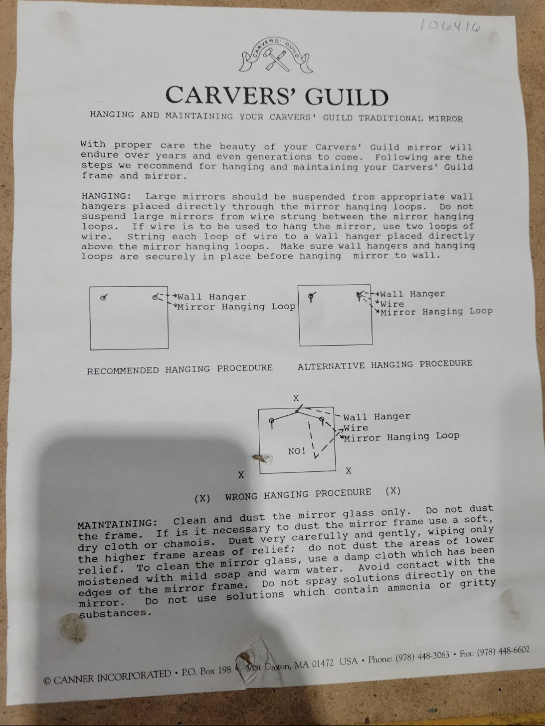 Carvers’ Guild Temple of the Living Goddess Gold Mirror