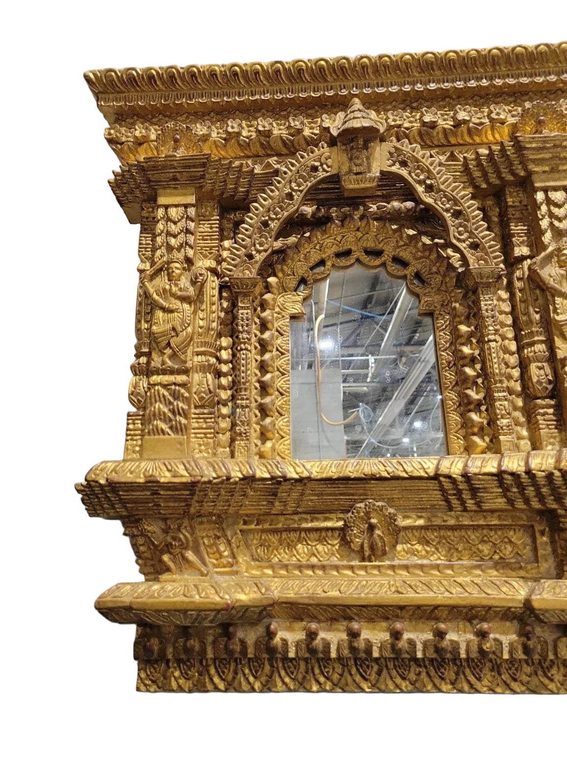 Carvers’ Guild Temple of the Living Goddess Gold Mirror