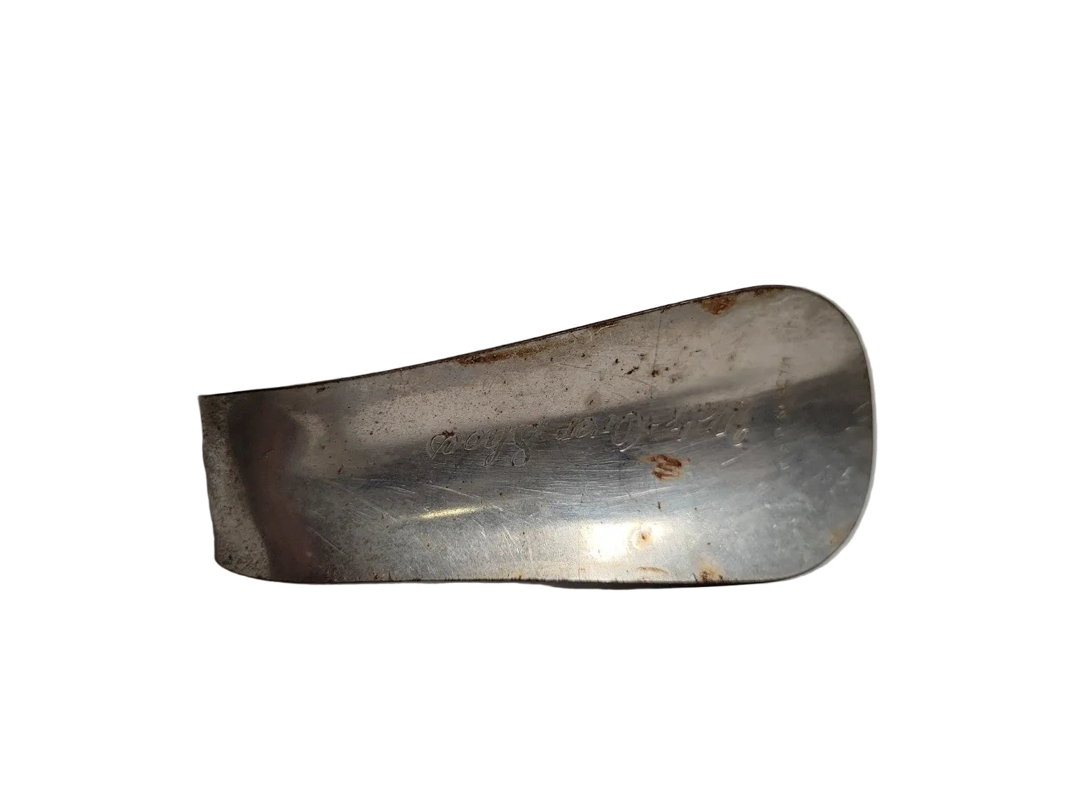 Vintage Walk-Over Shoe Horn – Advertising Metal Shoe Tool