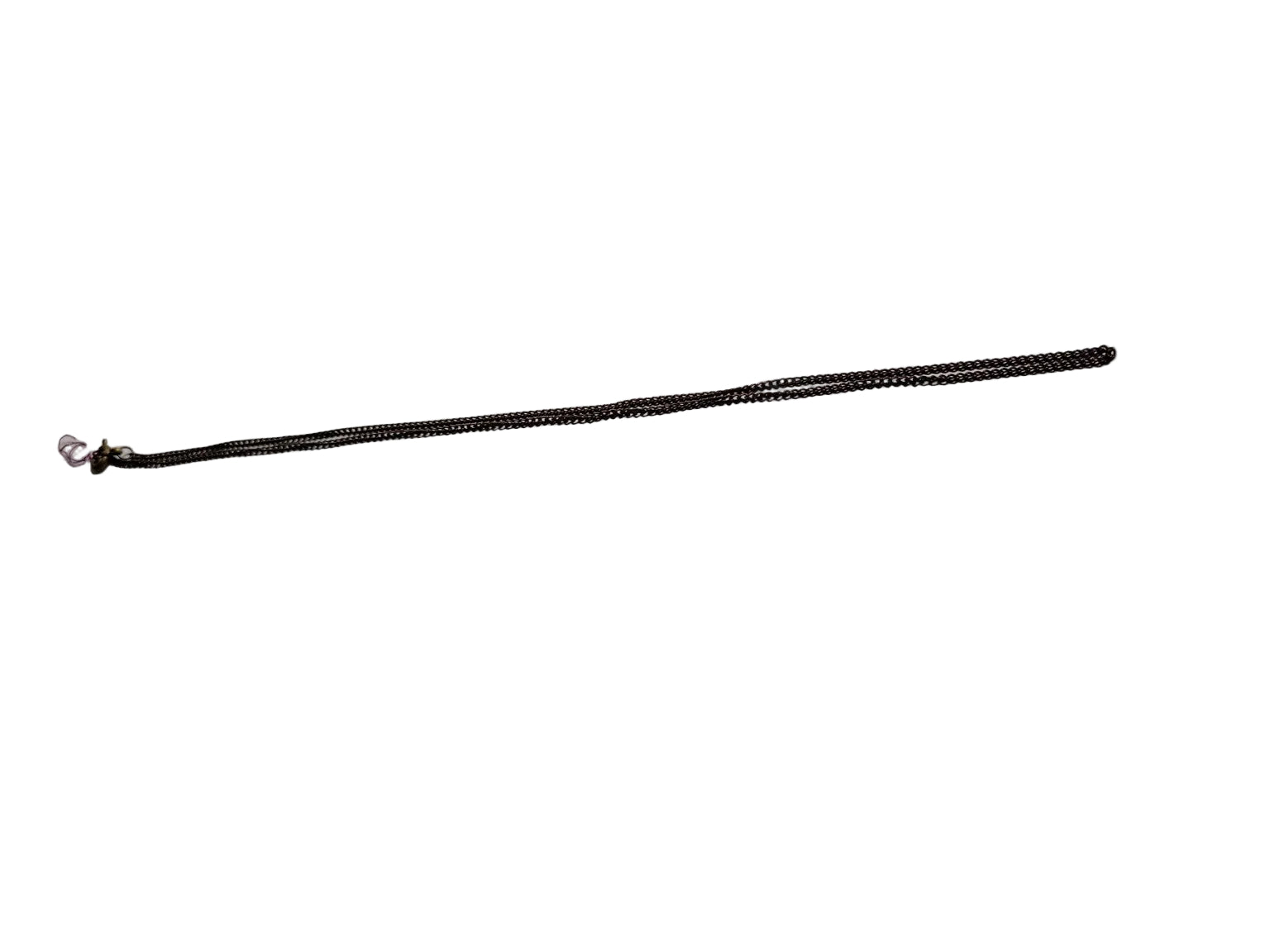 Vintage Dark Metal Chain Necklace – Single Strand Link