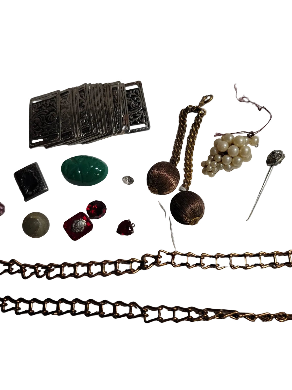 Vintage Mixed Jewelry Parts & Repurpose Craft Lot