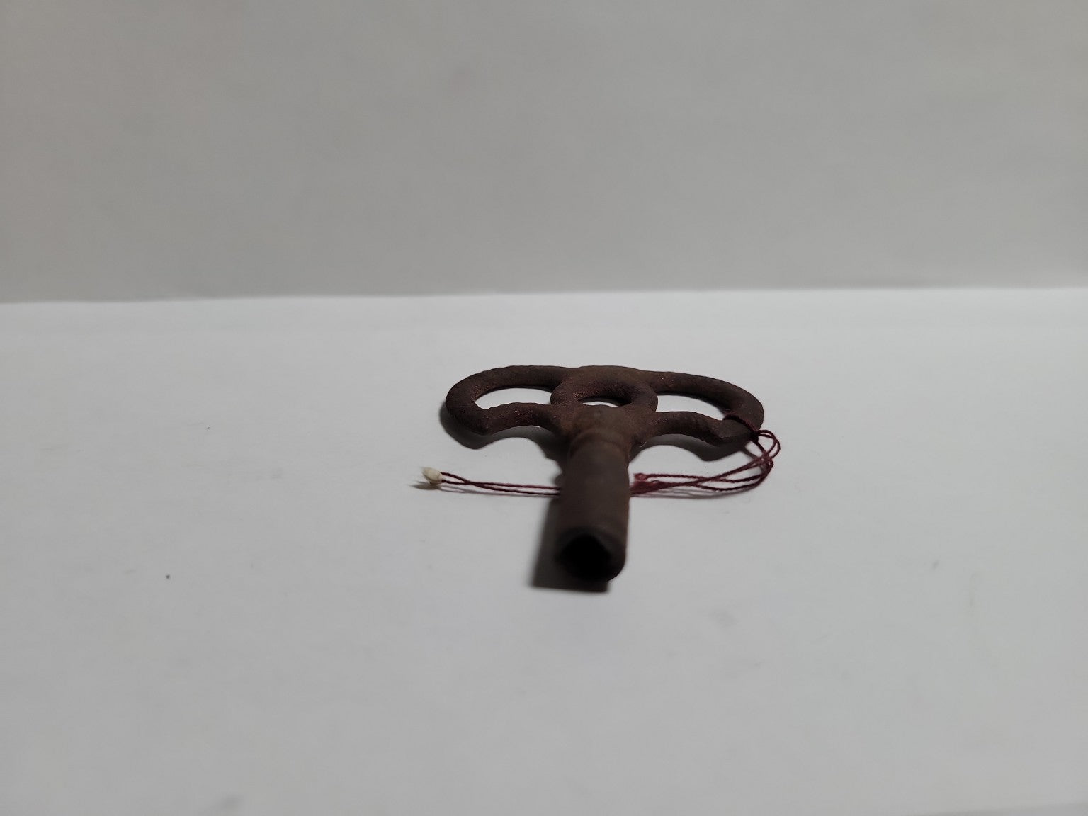 Antique Cast Iron Clock Key – Double Loop Winding Key