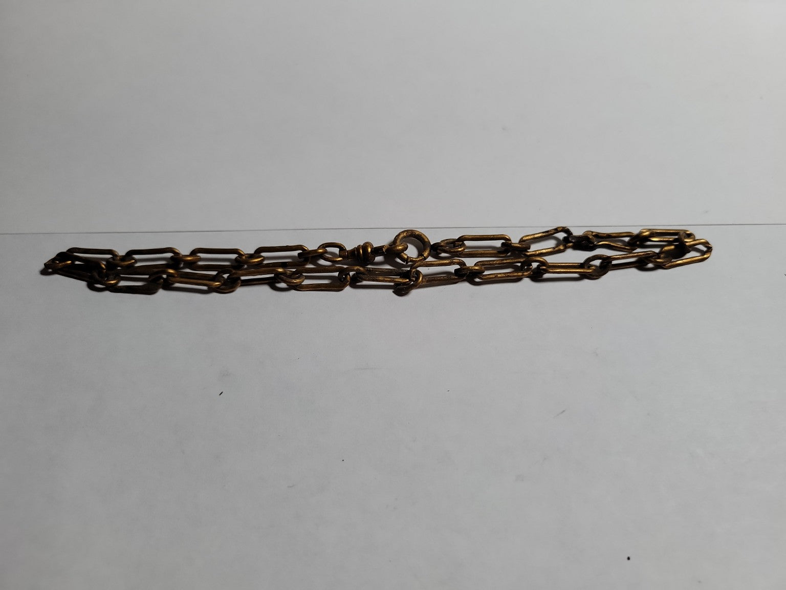 Vintage Gold-Tone Link Chain Necklace – 12" Length