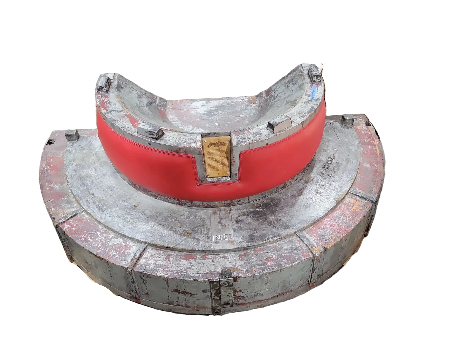 Cleveland Baseball Stadium Salvaged Foundry Mold Bench Seating